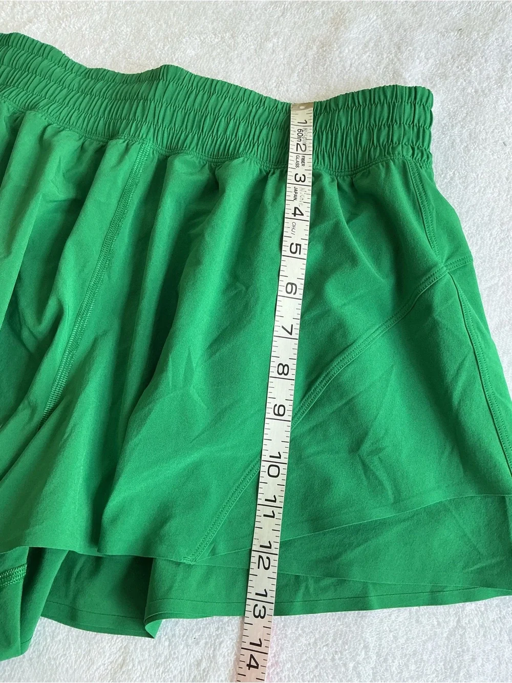 lululemon athletica Emerald Green Layered Running Shorts